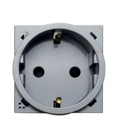 SCHUKO ALLUM.2P+T 16A 250V 2M SOCKET