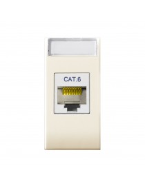 RJ45 SOCKET, CAT.6 UTP CABLE AVE CLASS 1MOD