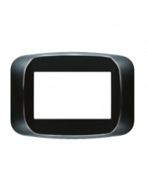 PLACCA BANQ.TECNOP. 3M. NERO LUCIDO