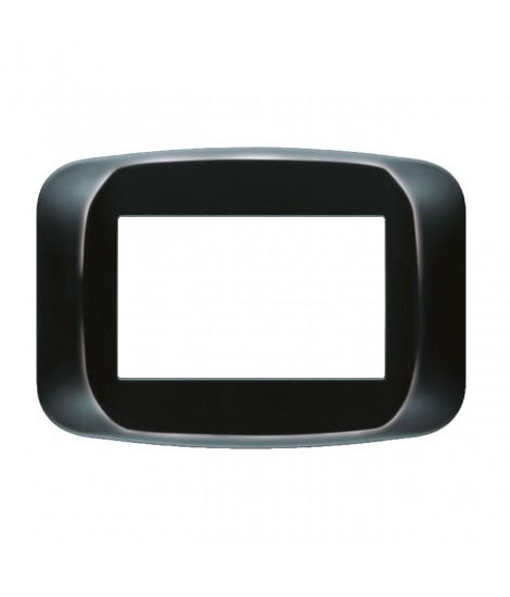 PLACCA BANQ.TECNOP. 3M. NERO LUCIDO