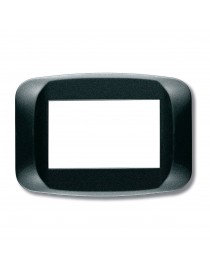 PLACCA BANQ.TECNOP.4M.GRIGIO SC.MET