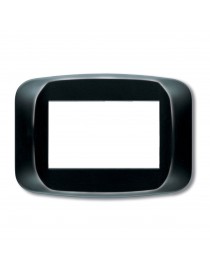 PLACCA BANQ.TECNOP. 4M. NERO LUCIDO