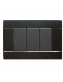 PLACCA RAL45 LUCIDA 3M.NERO LUCIDO
