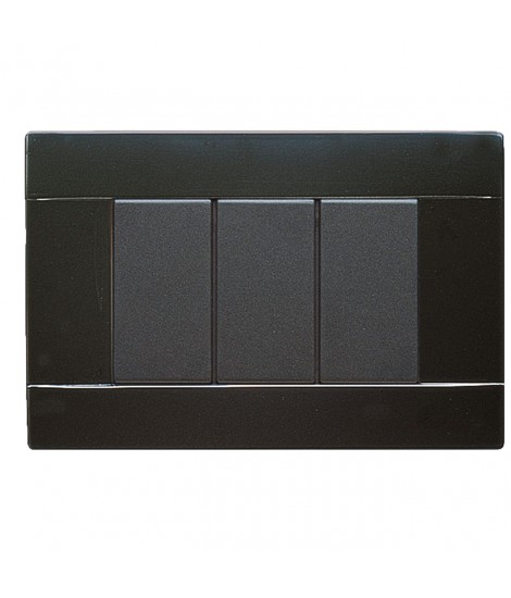 PLACCA RAL45 LUCIDA 3M.NERO LUCIDO