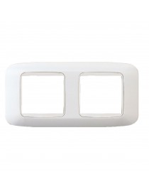 PLACCA DOPPIA BIANCO BANQU. 4(2+2)M
