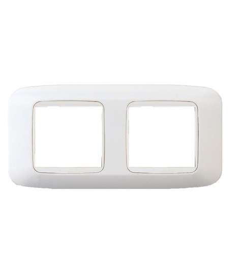 PLACCA DOPPIA BIANCO BANQU. 4(2+2)M