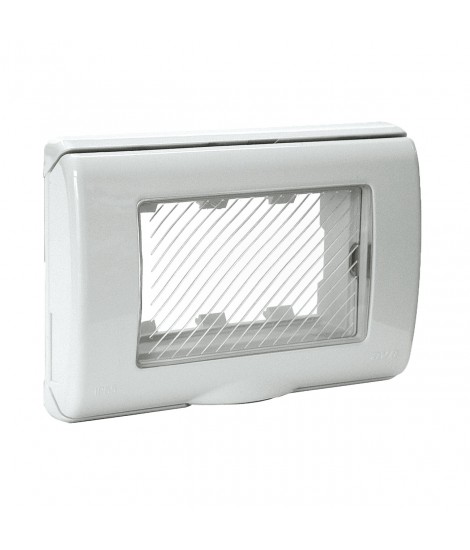 PLATE IP55 WITH MEMBRANE 3M RAL7035
