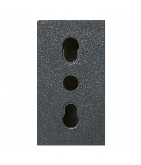 STECKDOSE POLISICUR 2X10/16A+T NOIR