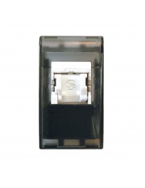 RJ45 SOCKET, CAT.5 ENHANCED NOIR