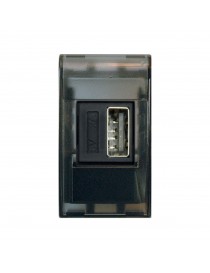 CARICATORE USB UNIVERS. 2A NOIR 1M