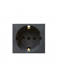 PRESA SCHUKO P30 2P+T 16A NOIR