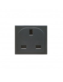 PRESA 2P+T 13A 250V ING.BS1363 NOIR