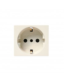 PRESA SCHUKO P30 2P+T 16A BLANC