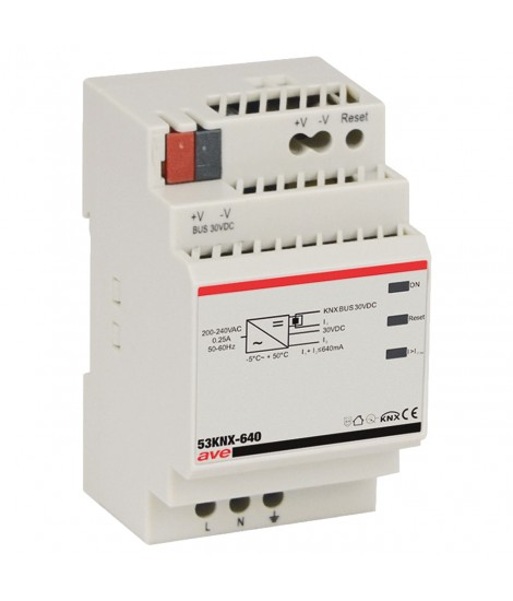ALIMENTATORE KNX 640mA +AUX 4 DIN
