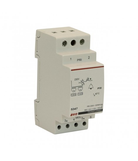 TRASF.VNP 230V VNS 12/24V PN15VA 2M