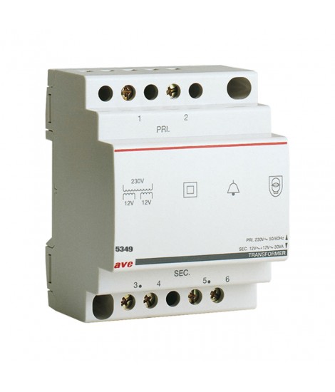 TRASF.VNP 230V VNS 12/24V PN40VA 4M